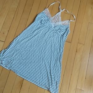Grey and White Striped Nightie from Adore Me